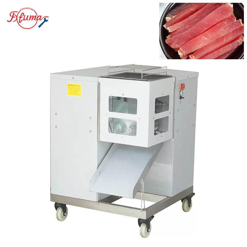 QW-10 Meat strips cutter machine Meat shredding machine