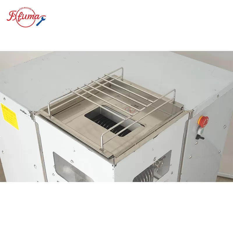 Meat strips cutting machine