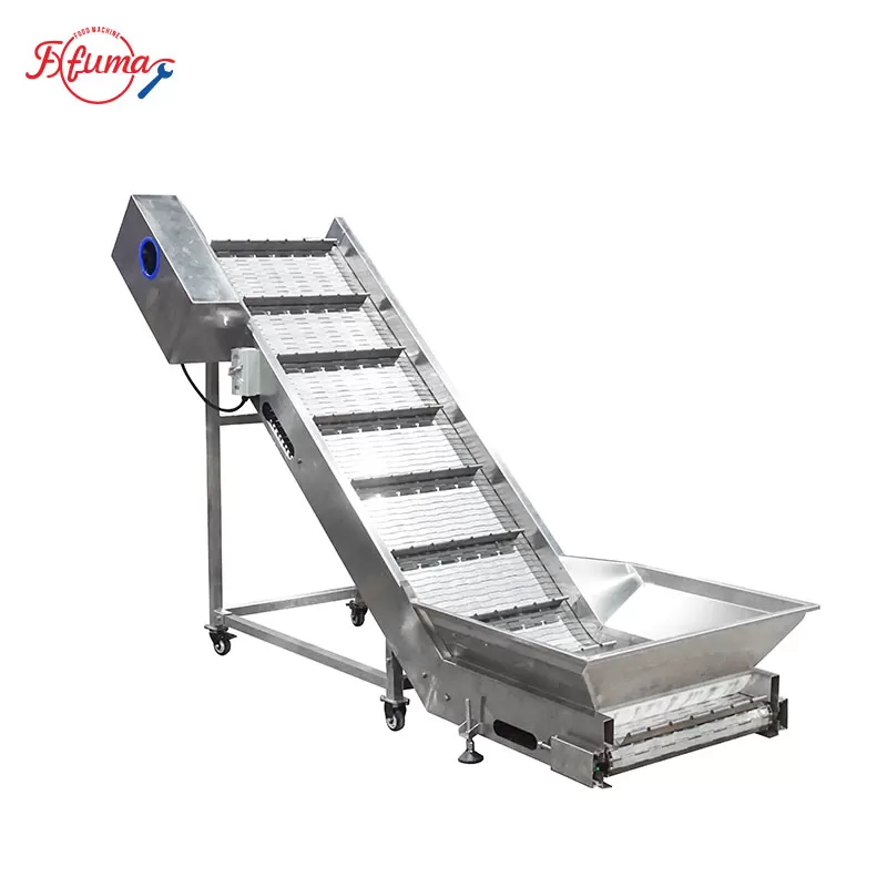 Mesh Chain Hopper Incline Conveyor