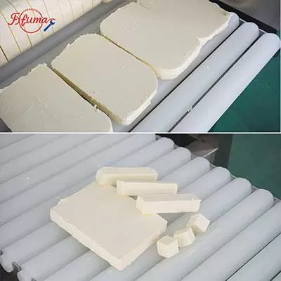 two stages cheese cutting machine