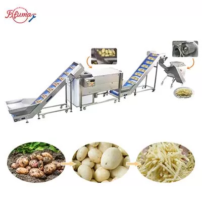 Commercial Potato Process Solution-Washing,Peeling,Cutting