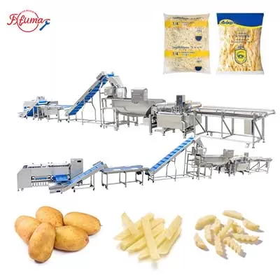 automatic french fries production line