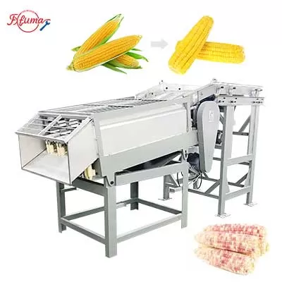 Farm Use Automatic Fresh Corn Dehusking Machine