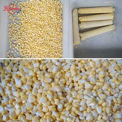 commercial sweet corn thresher machine