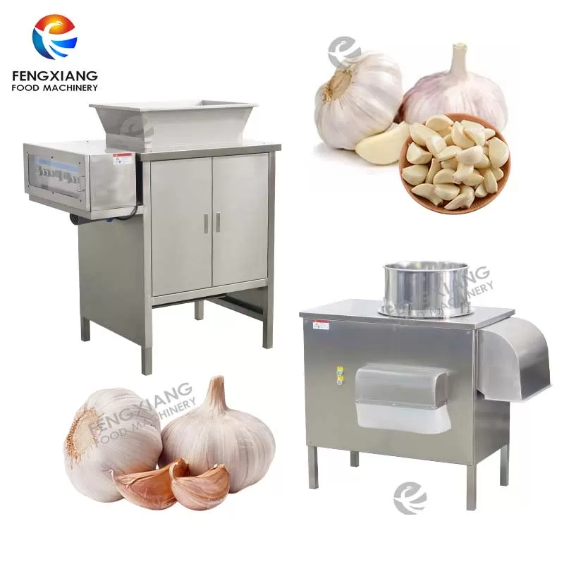 Commercial Automatic Garlic Clove Separator and Peeling Machine Combo