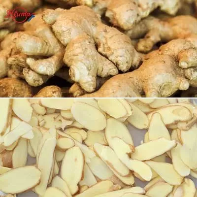 2-in-1 Ginger Processing Machine: Automatically produces both ginger slices and shredded ginger with adjustable thickness.