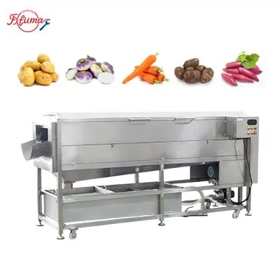  full-sand-roller-root-vegetable-washing-peeling-machine