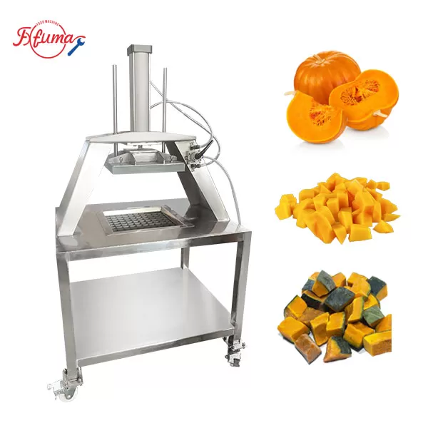 Pneumatic Pumpkin Large Dices Cutting Machine