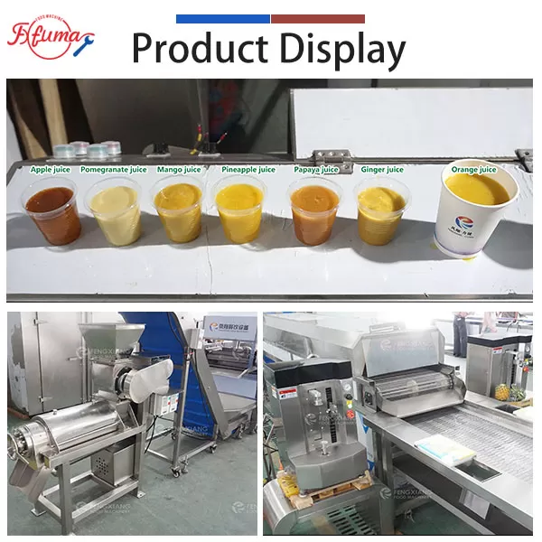 juice pre-processing line