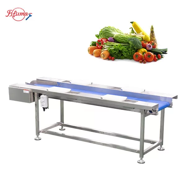Manual Sorting Table for Food Processing | Custom Size & Lighting Available