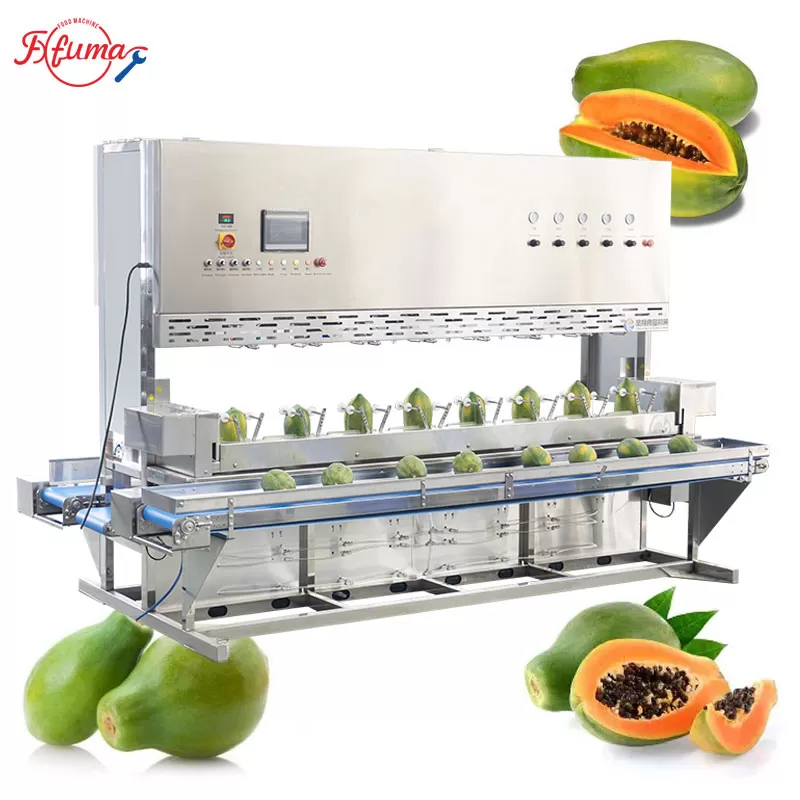 8-Heads Papaya Peeling Machine