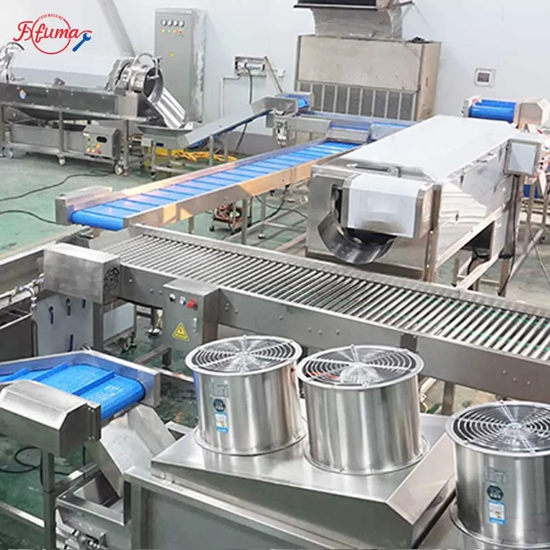 customized potato feeding, washing line