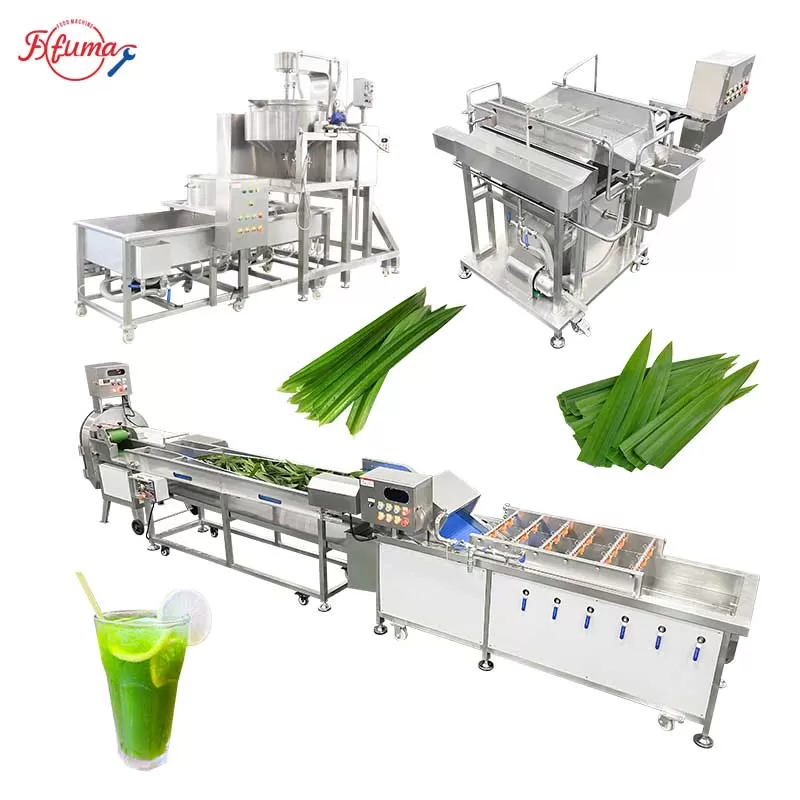 pandan leaf juice processing line