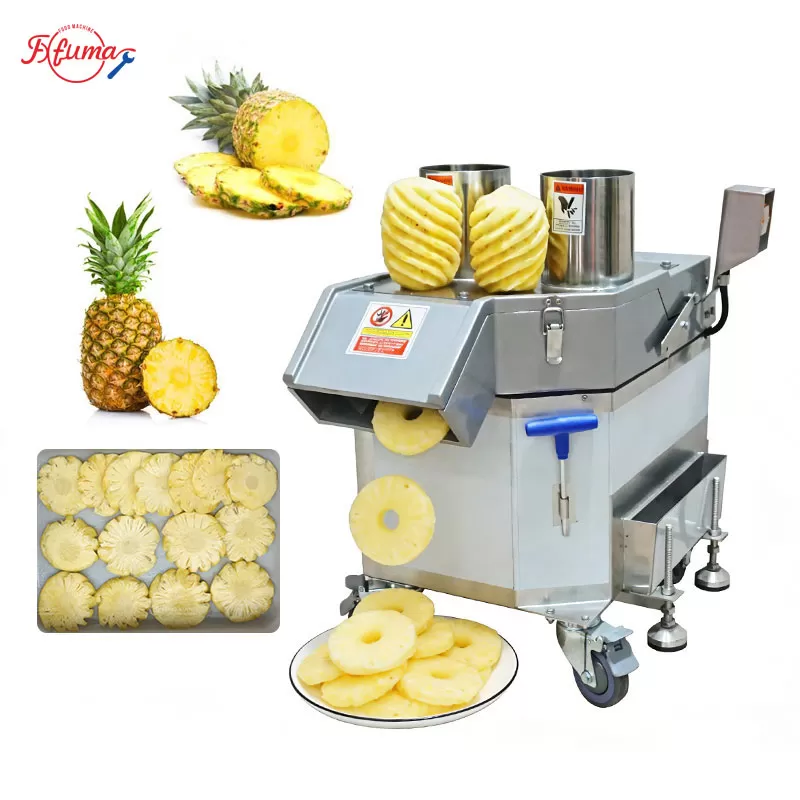 Commercial Pineapple Slicer Machine | Dual-Feed Design