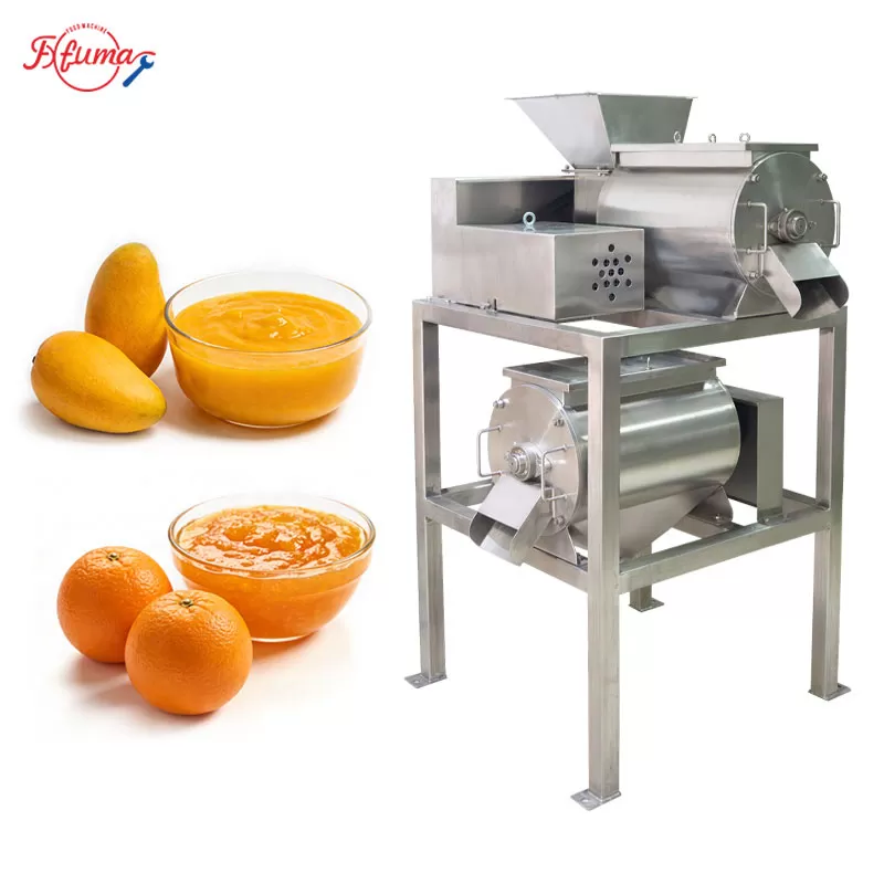 Orange Mango Fruit Pluping Machine in food industry Orange Mango Fruit Pluping Machine in food industry