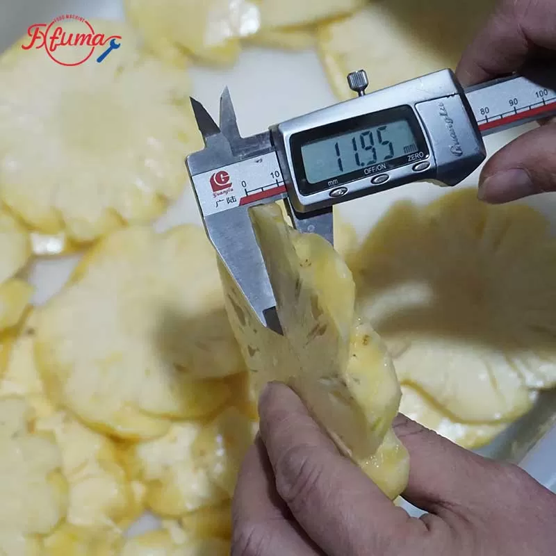 Commercial Pineapple Slicer Machine | Dual-Feed Design