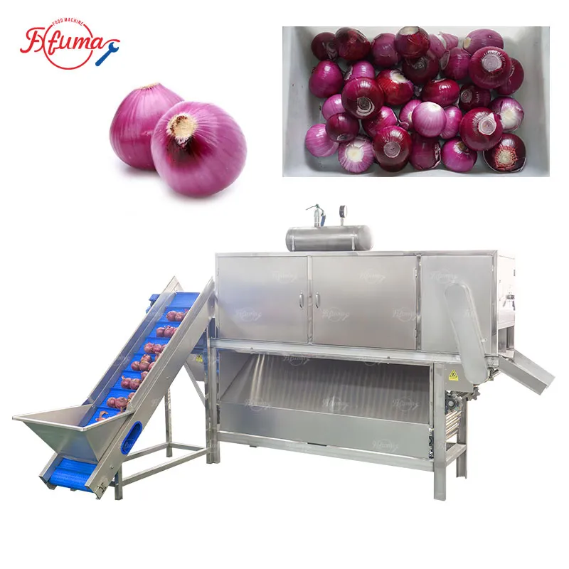 Industrial Chain-Type Onion Air Peeling Machine OTP-1000