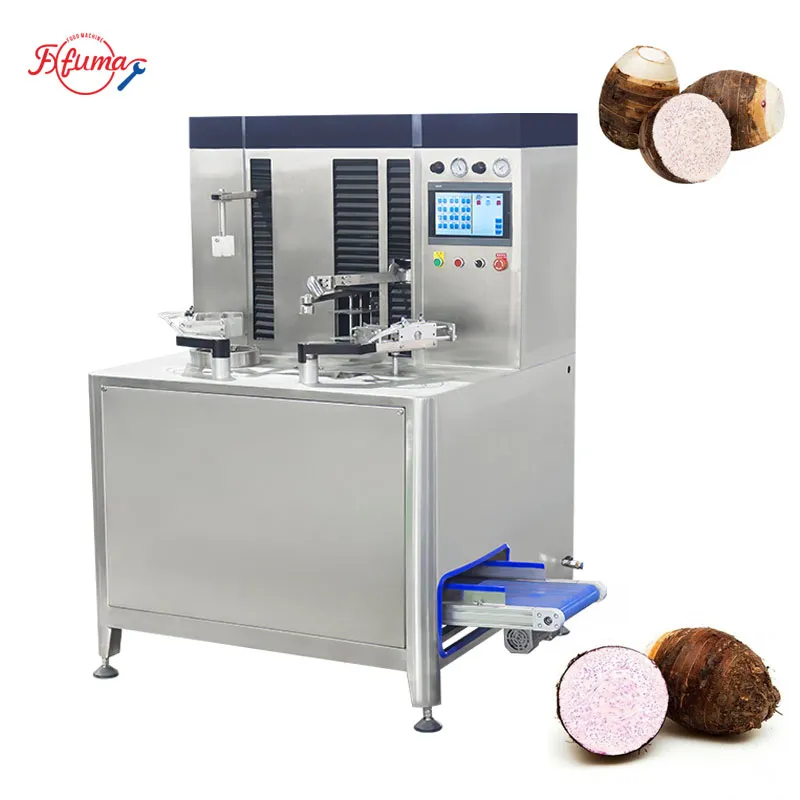 Taro Peeling, Head Tail Cutting, and Separating Machine