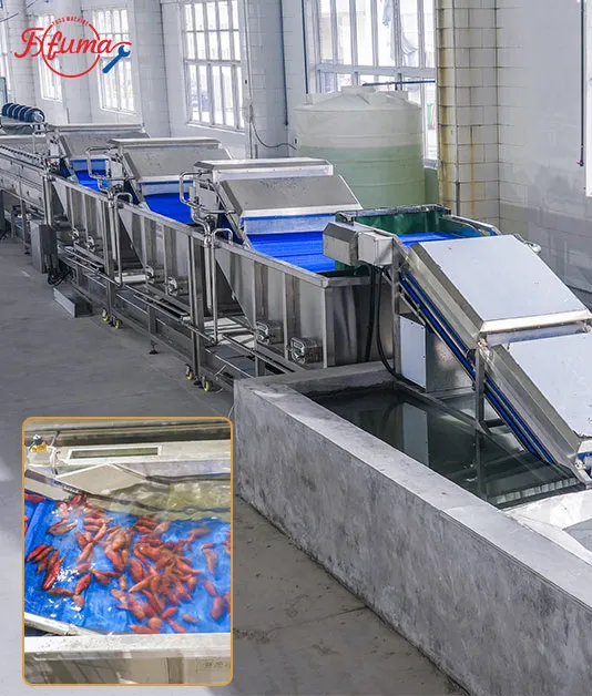 Multi-Stage Washing Machine for Vegetable