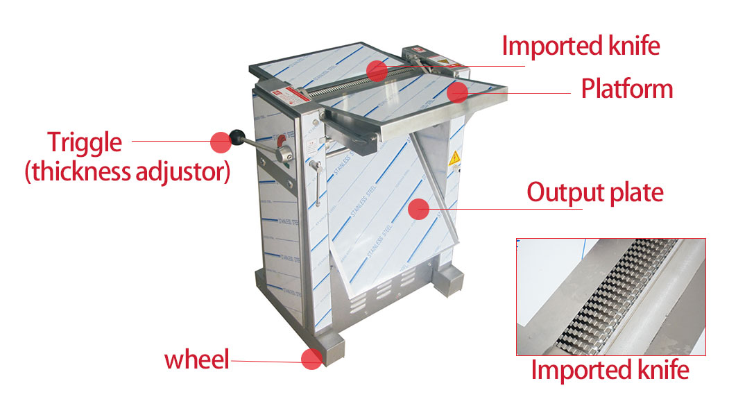 Pork skin peeling machine Pork skin removing machine