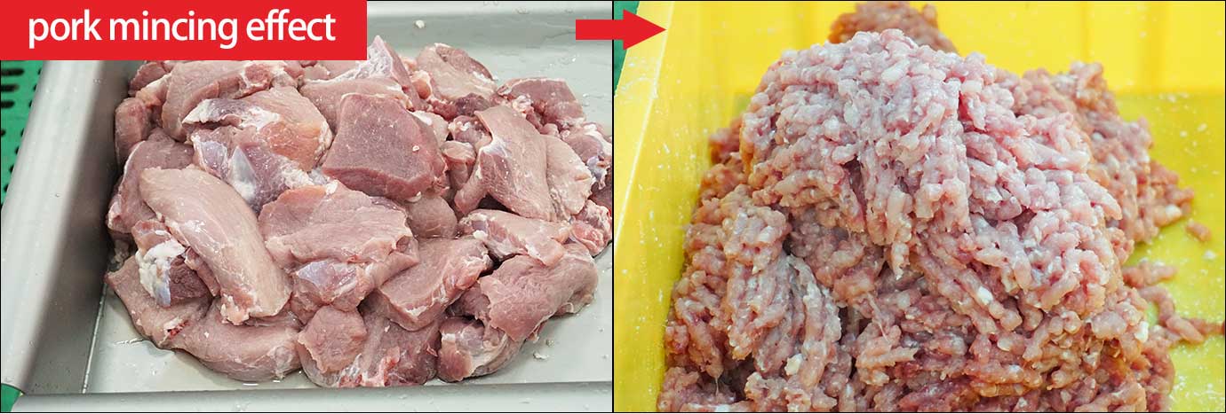 800-1000kg Industrial double-cutter grinding meat machine