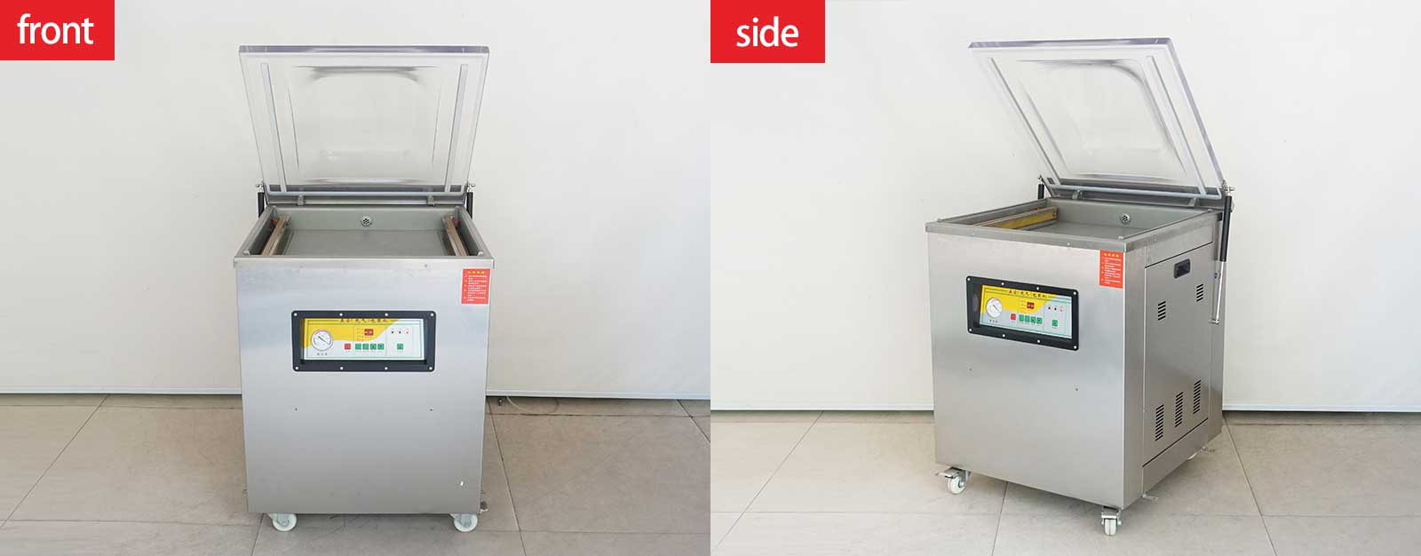 Single chamber vacuum packing machine