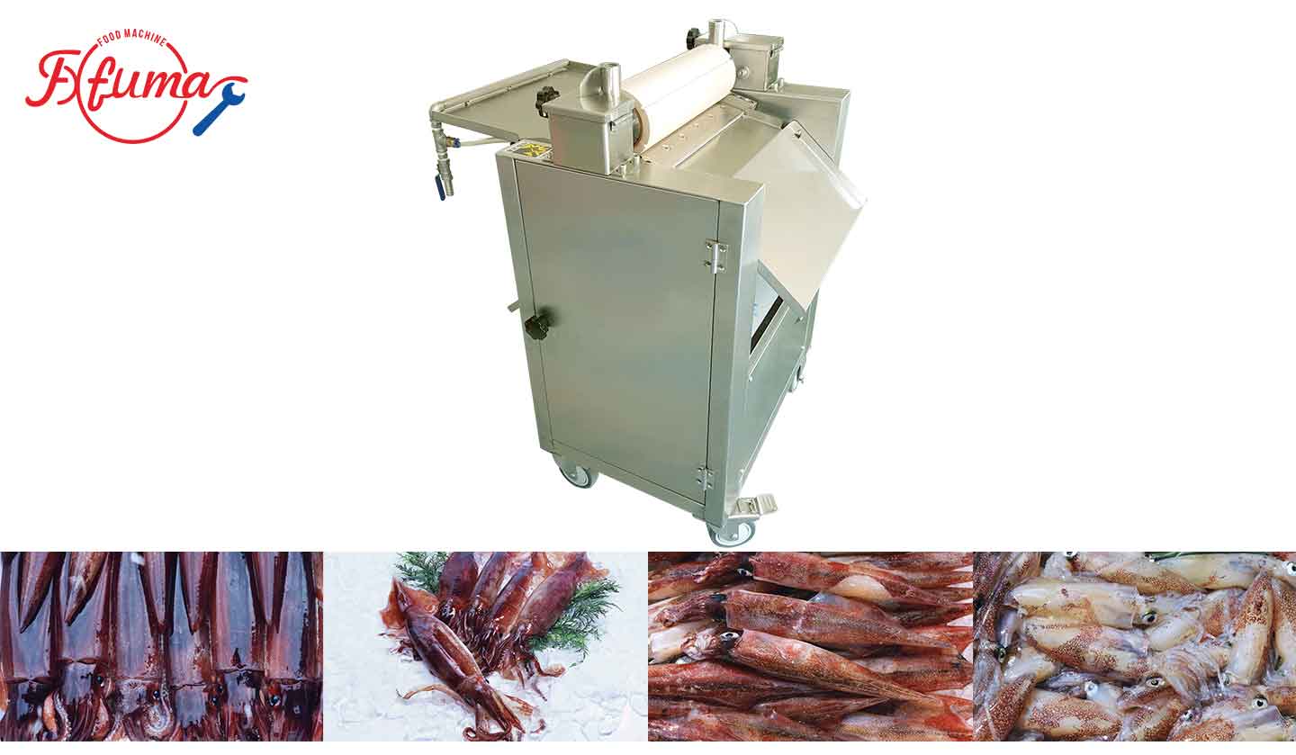 SQ-400 Squid peeling machine squid skin peeler machine