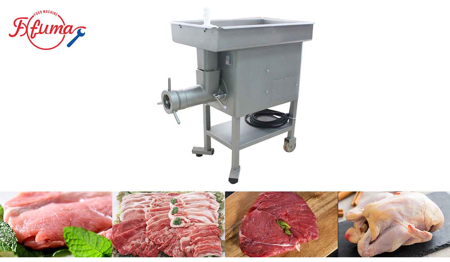 800-1000kg Industrial double-cutter grinding meat machine