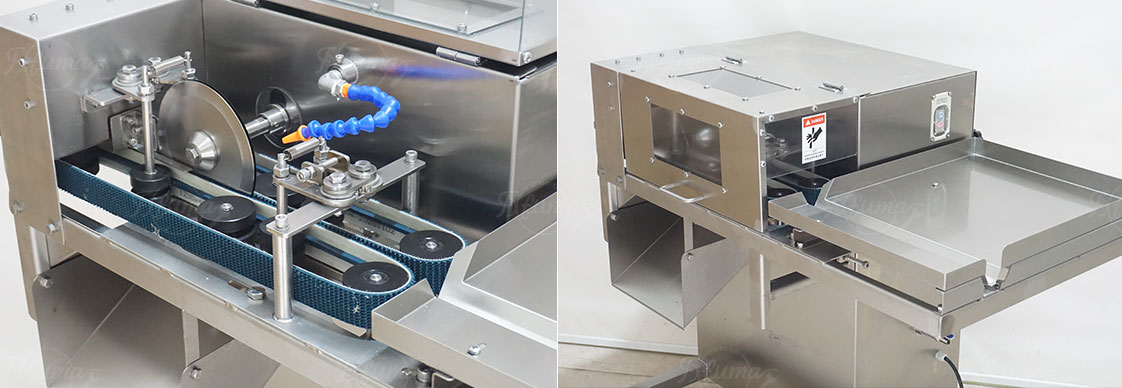 Russian client made a special trip here to personally test our small-fish fillet machine