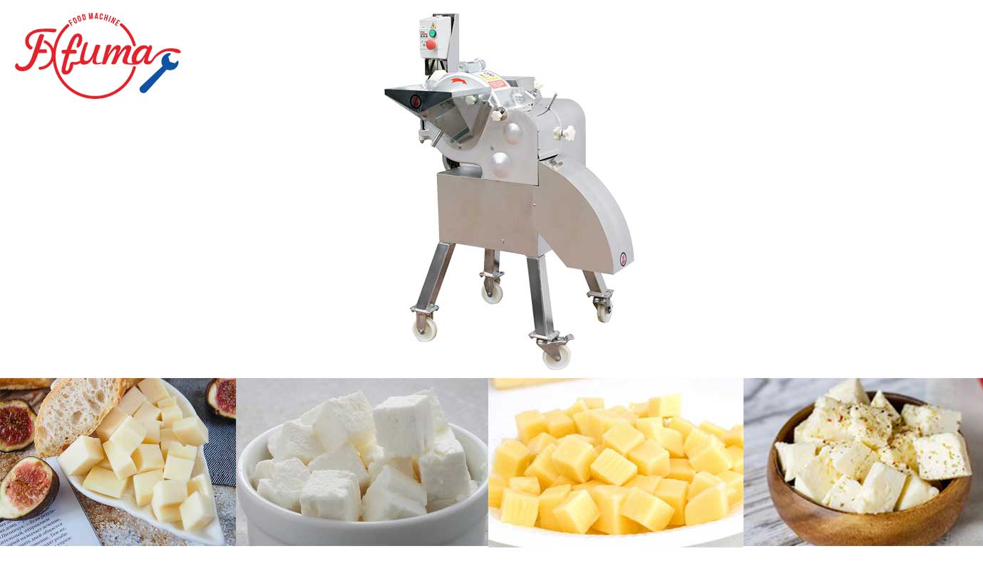Cheese cubes dicer machine Cheese cubes dicer machine