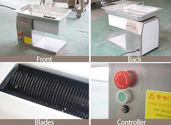 QWS-1 Electric meat slicer and strips cutter