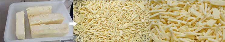 Cheese shredder equipment Electric cheese grater machine