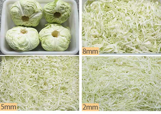 FC-311 Vertical Cabbage Shredder Machine with 2 Feeding Port