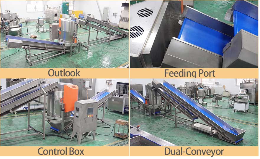 FZHS-450 Continuous Salad Vegetable Centrifuge