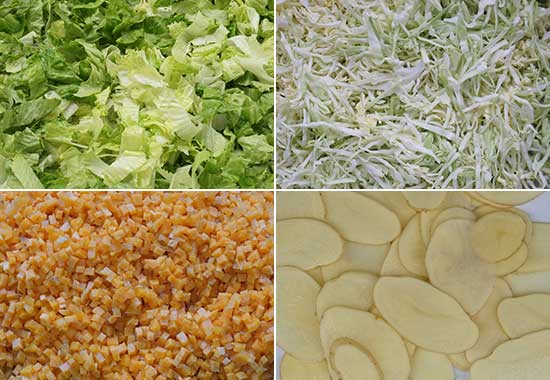 Salad Kits Production Line - Cutter, Double Washer, Centrifuge