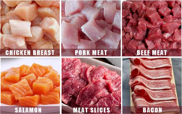 2in1 Automatic Stew Meat Beef Sirloin Cubes Dicing and Frozen Meat Slicing Machine