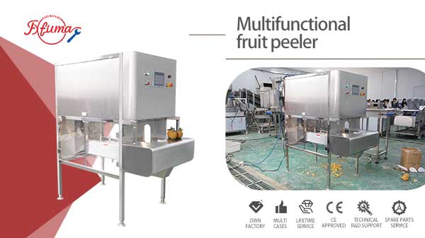 6 in 1 Kiwi Pineapple Lemon Mango Fruit Peeling, Coring, End Trumming, Segments Cutting, Separating, Color Protection Machine