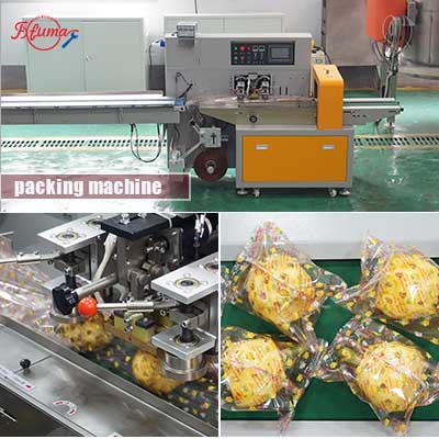 Baby Pineapple Peeling End-Cutting Washing and Packaging Machine