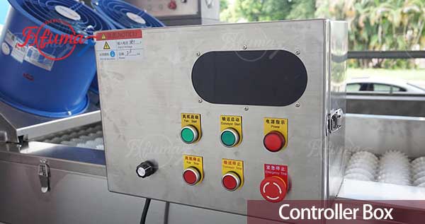 Horizontal Dates Brush Dry Cleaning and Polishing Machine 2000-3000kg/h
