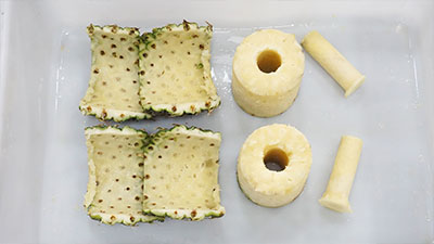 2-in-1 Pneumatic Pineapple Peeling and Coring Machine