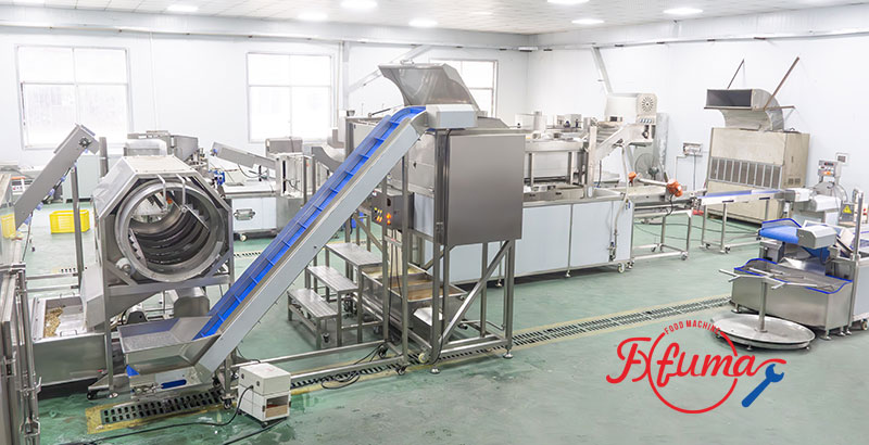 Turmeric Ginger Process Line - Washing, Peeling, Blanching, Cutting